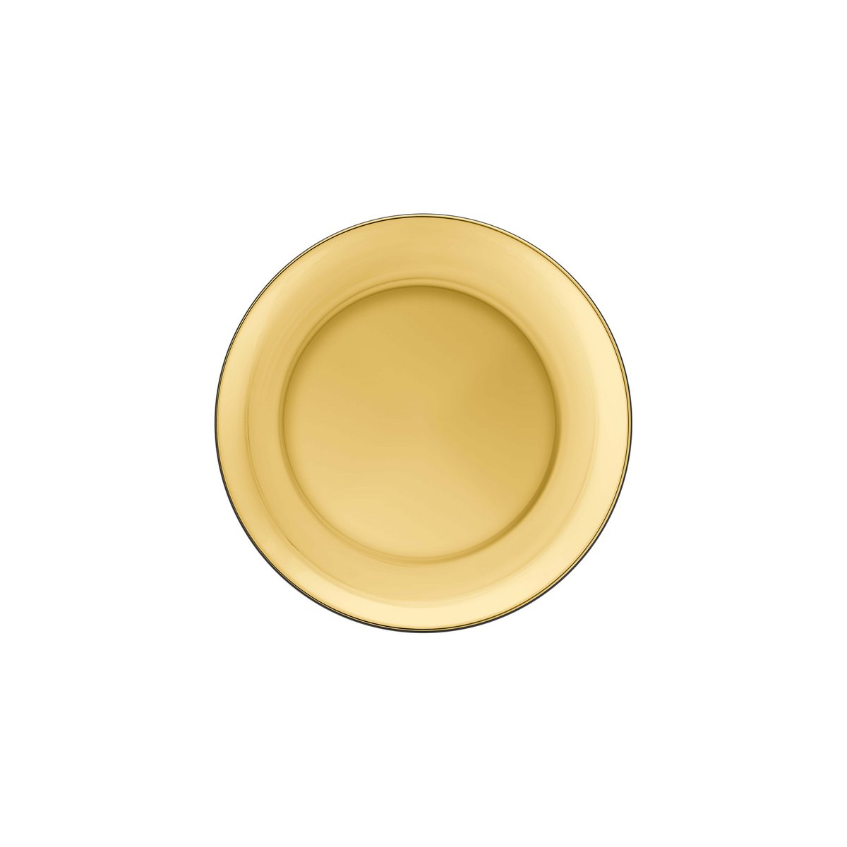 Set/2 Plates Gold 20cm