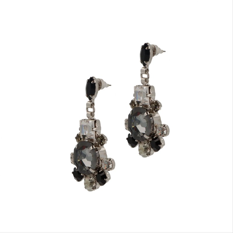 Lalique Earrings Grey