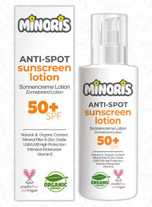 MINORIS ANTI-FLECKEN-SONNENSCHUTZLOTION 50+LSF 15OML