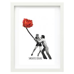 Kunsttryk Collage | Giv mig din kærlighed