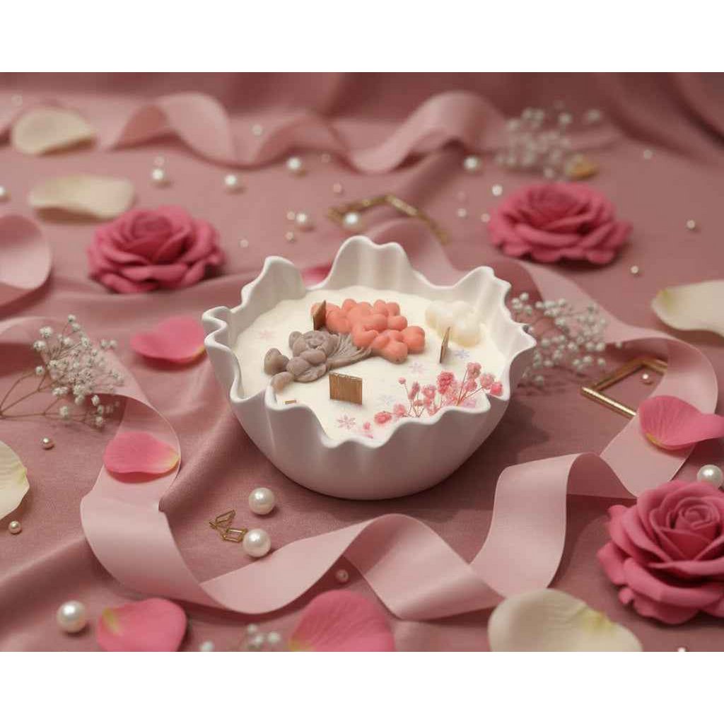 Teddy Love – Vela perfumada de San Valentín con vainilla