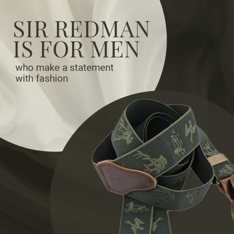 Sir Redman seler -3 robuste klips - grøn