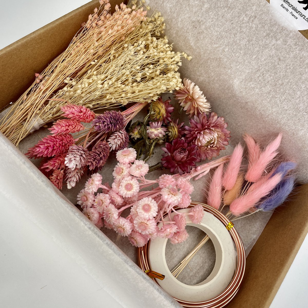 BOX DIY Fleurs séchées, Loisirs créatifs,