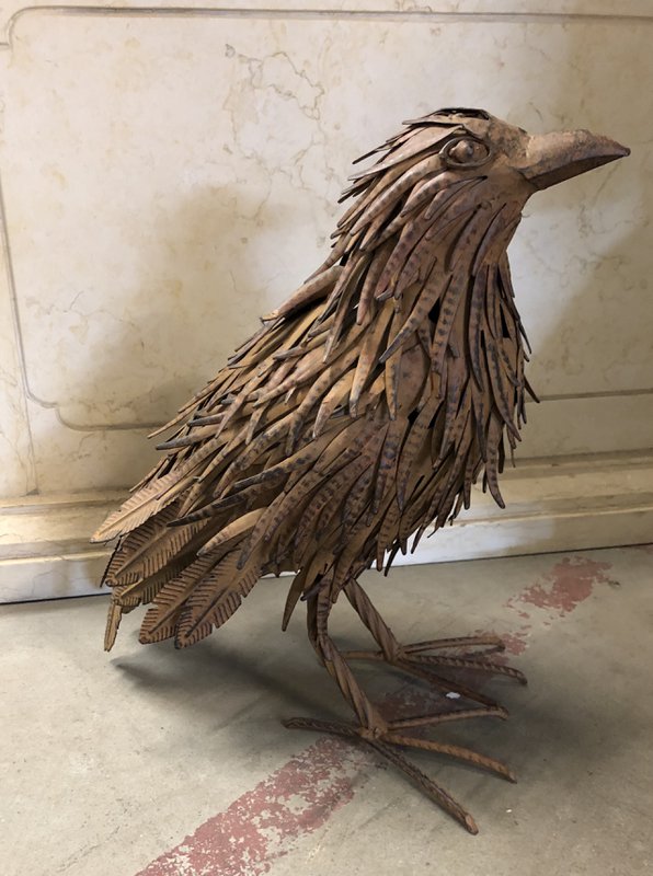Iron crow, 42x16x35cm, 1.2kg