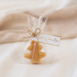 Christmas soap Christmas tree “Merry Christmas” – pine | Guest gift & employee gift