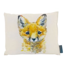 10 grenen kussens display: egel, vos, hert & Co. | 100% grenen | Natuurcadeauset | Kalmerend natuurlijk kussen met bosdiermotieven