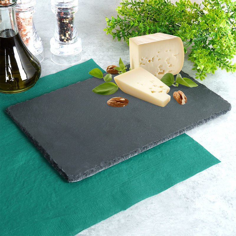 Serving Tray Stone Slate Rectangular 30x20 cm
