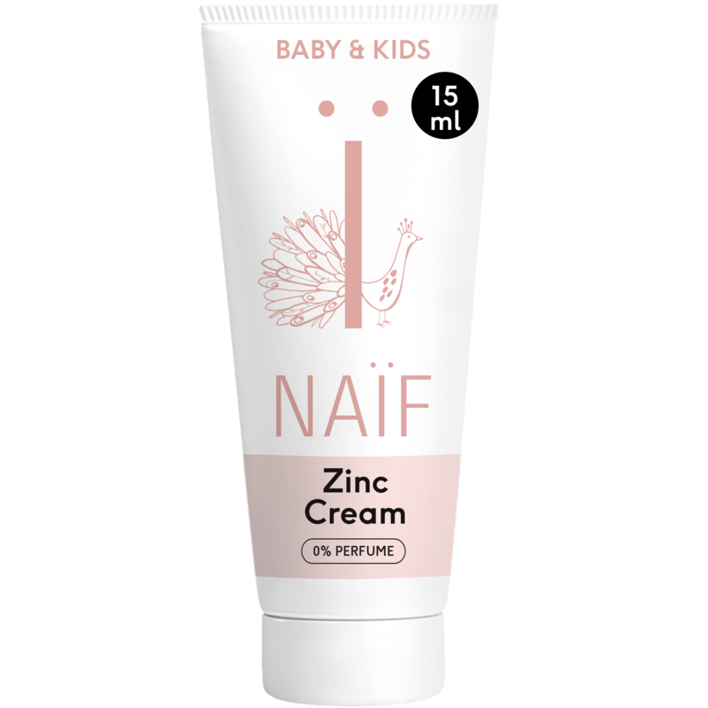 Naïf Zink Crème 0% parfum voor Baby & Kids 15ml