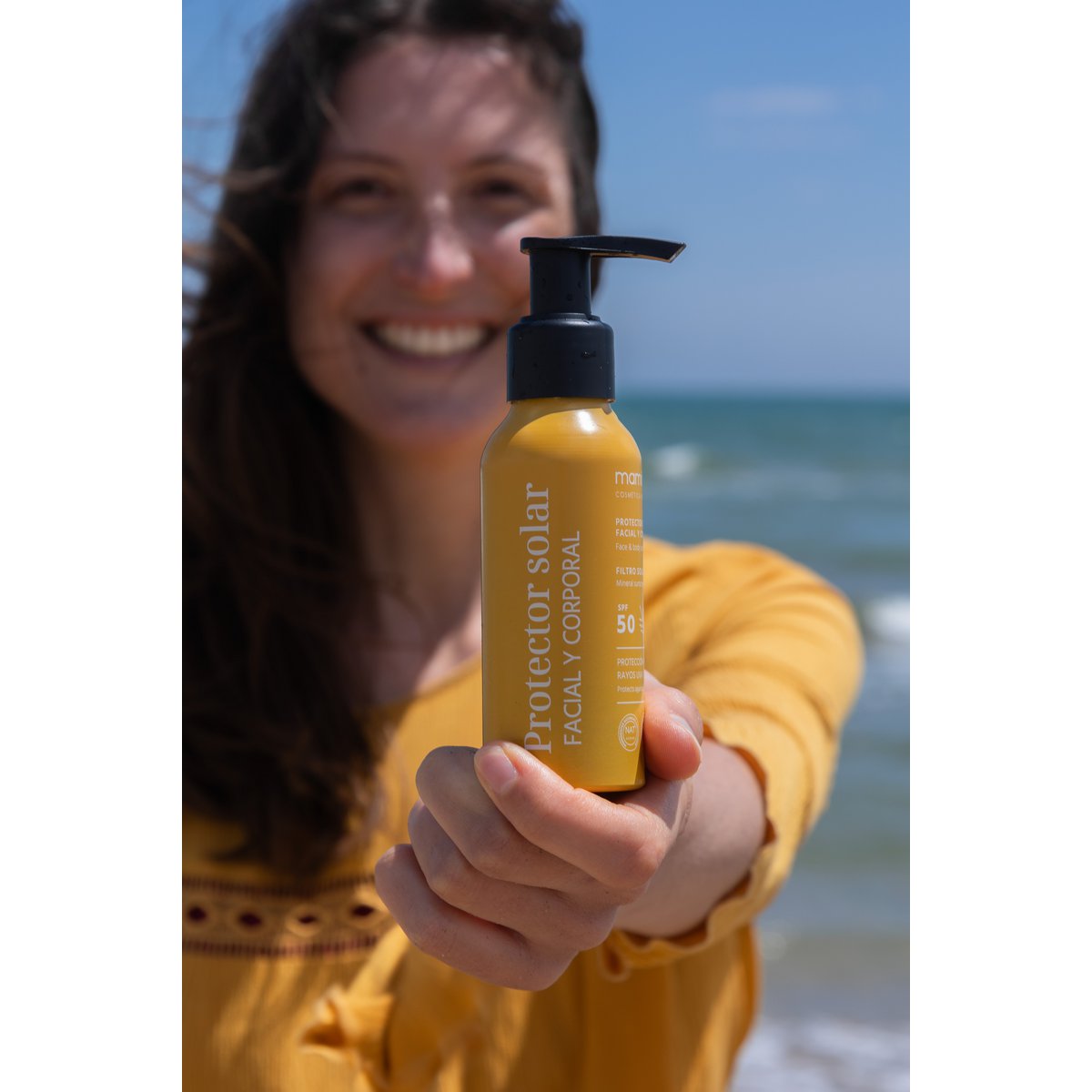 Protector Solar Natural - Facial y Corporal - SPF 50 - 100ml.
