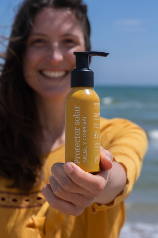 Protector Solar Natural - Facial Y Corboral - SPF 50 - 100 ml.