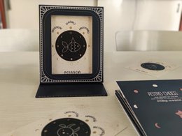 Astrologitaske 2 i 1 - stjernekort + fotoramme
