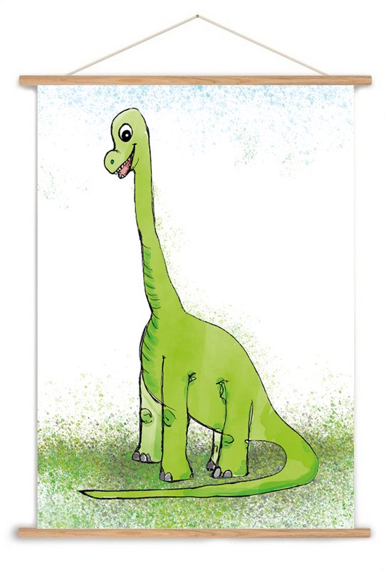Brontosauro Poster A3 – Dinosauro Getekende