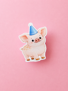 Sticker feestvarken