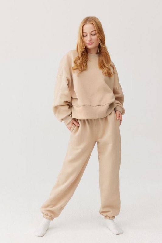 RUBI sweatpants - cotton - beige