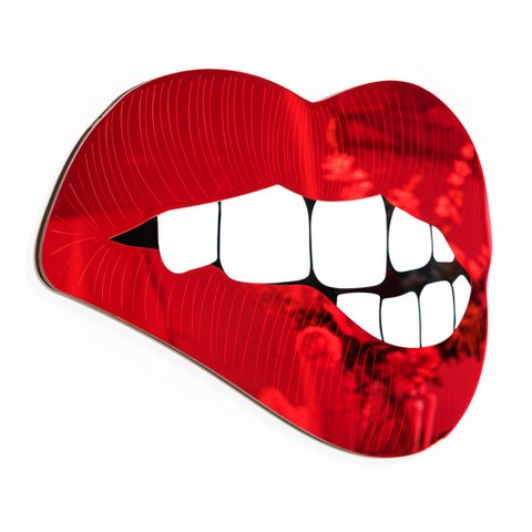 Farbiger Spiegel Bite Me XL