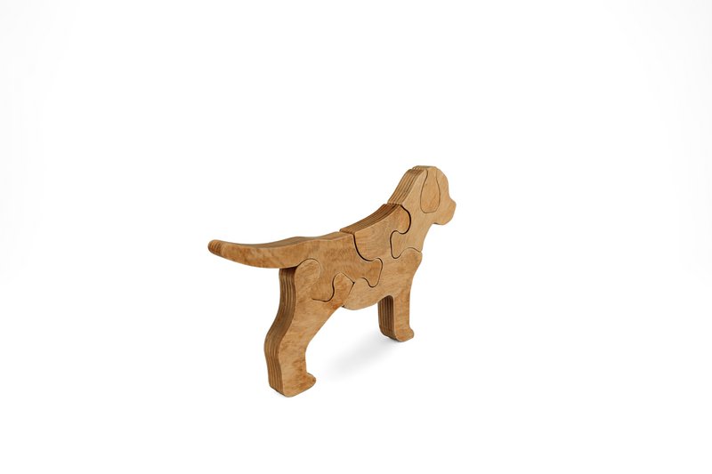 Rompecabezas de madera Cachorro