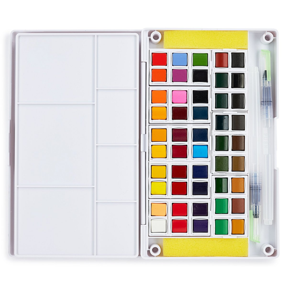 Watercolor Paint Set with 48 Colors
