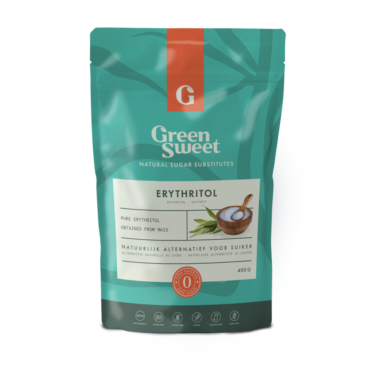 Eritritol 400 gramos - alternativa natural al azúcar