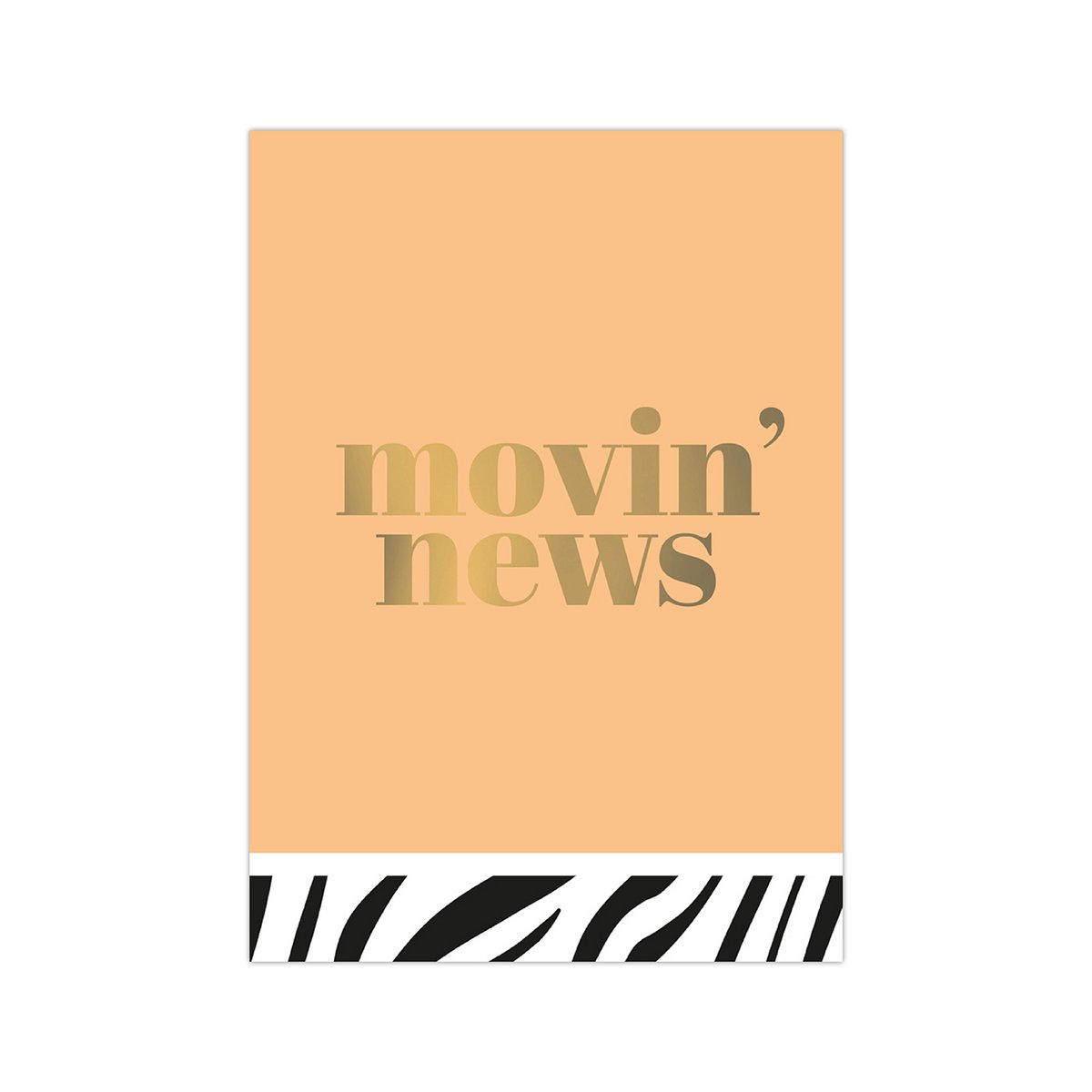 Kaart Movin' news, per 10 stuks