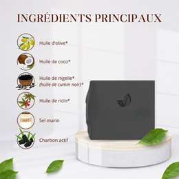Organic Black Seed Oil Soap Purifying and Soothing Repair Treatment for Sensitive Skin