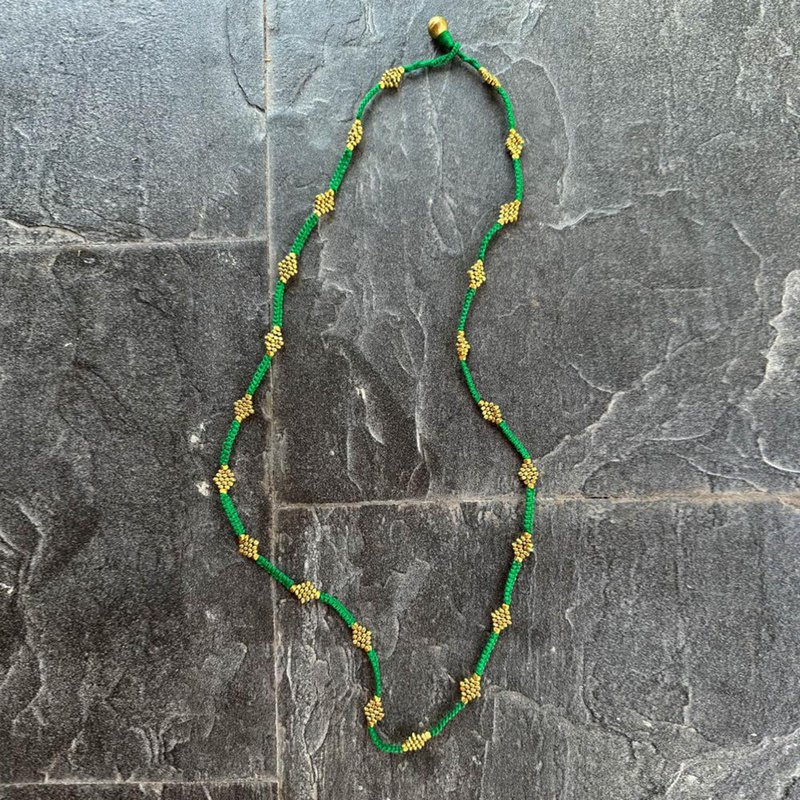 collar Dokra hecho a mano "Summerlove"