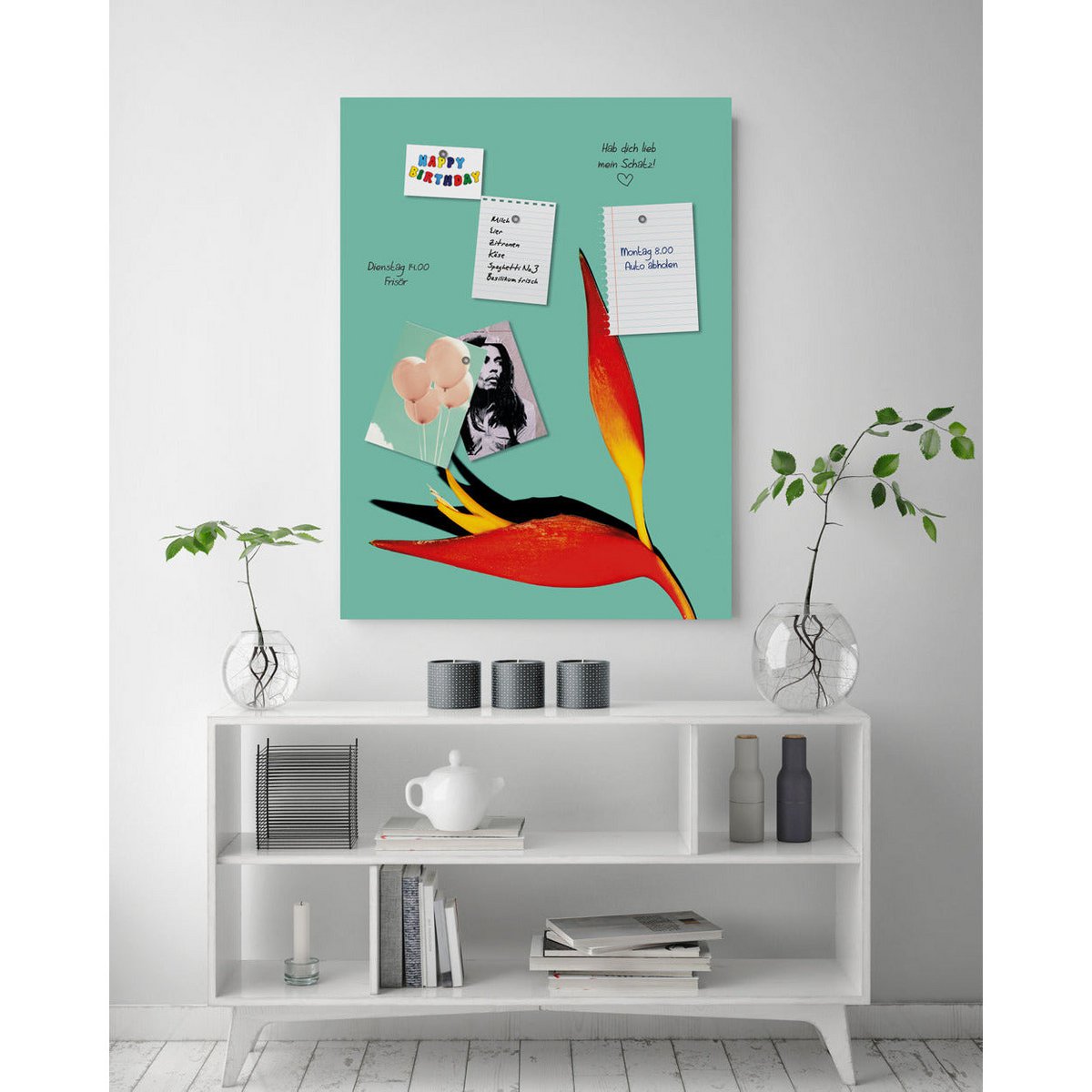 Magnetisch markeerbord - Eenvoudige plant
