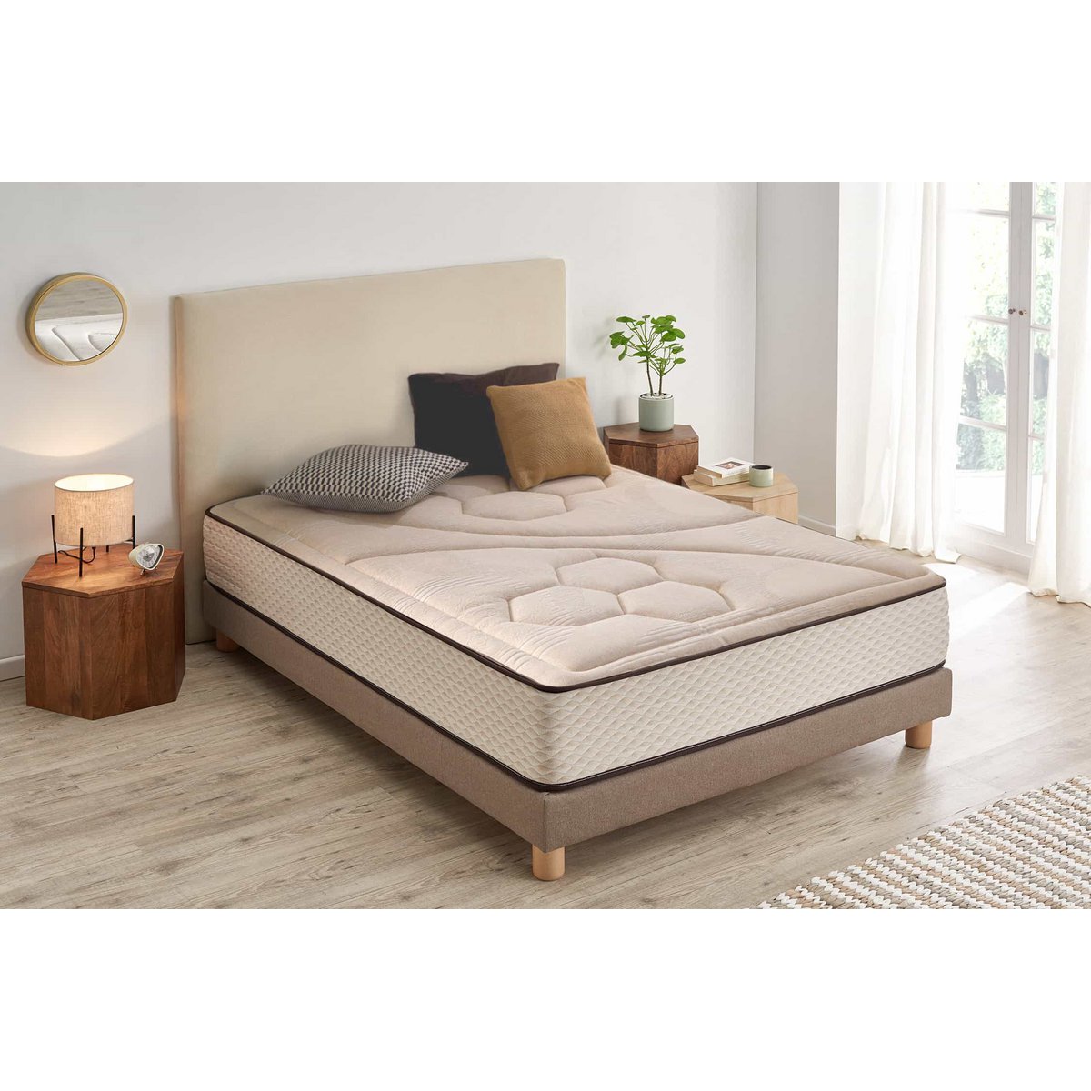 Golden Class Max Viscosoft Mattress -Beige - Thickness: 20 cm - Moonia