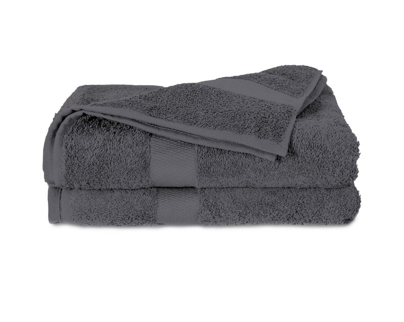 100% Cotton Towel Set Anthracite