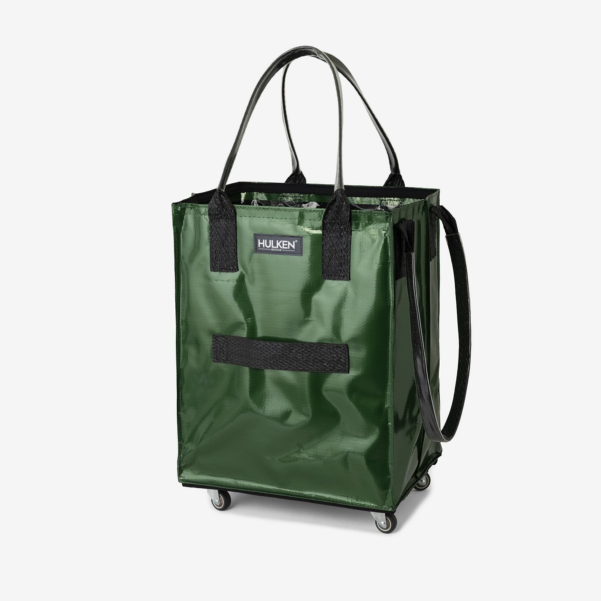 Hulkensbag mittelgroßen Waldgrün mit gebauten Abdeckung