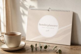 Fyllbooks Family Planner A4 - Dateless - Beige