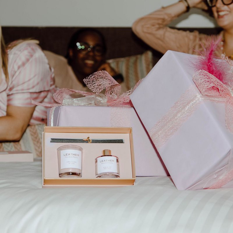 Pack regalo peonía porcelana piel rosa