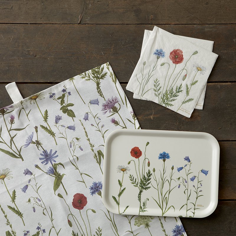 Organic tea towel - Hedgerow