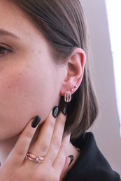 Kejserinde Ring - Rose guld og krystal