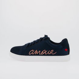Simone Satin Amour-Bleu Marine