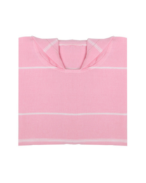 SERVIETTE TO GO IPANEMA KIDS Poncho de plage en coton 60x48 cm | Serviette à changement rapide à séchage rapide | Rose | avec coffret cadeau