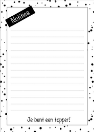 Topper per blocco note con matita topper