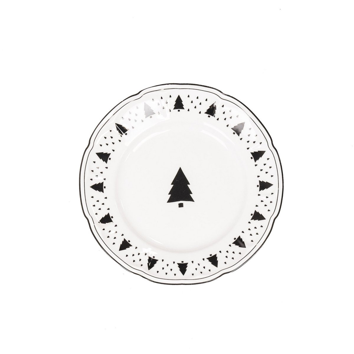 Bord - Kerstboom - Newbone China - 10x15x1,5cm