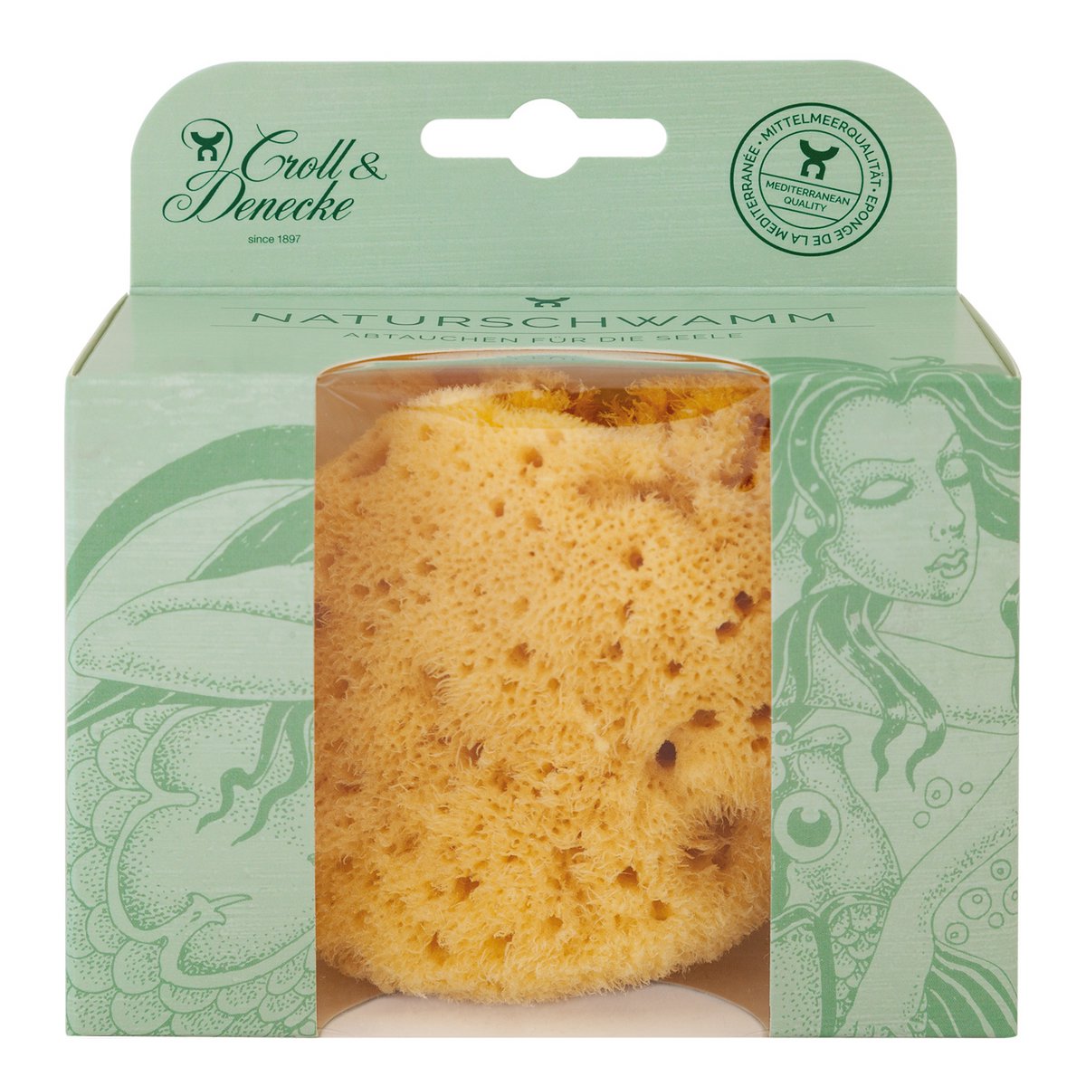 Baby natural sponge in gift box, small
