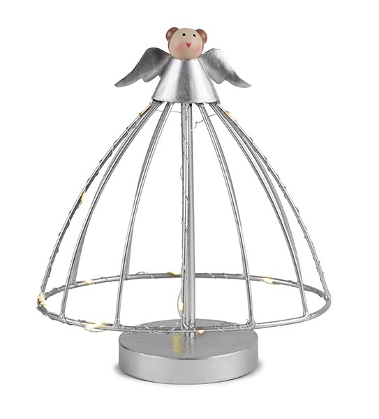Engel mit LED 26 cm VE 4