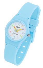 Montre pour enfants Q&Q avec bracelet en silicone, 10 bars