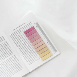Blozen Petal | Sticky Notes | Ordinate transparante lijmnotities | Zijmarkering | Esthetiek post het | Strip