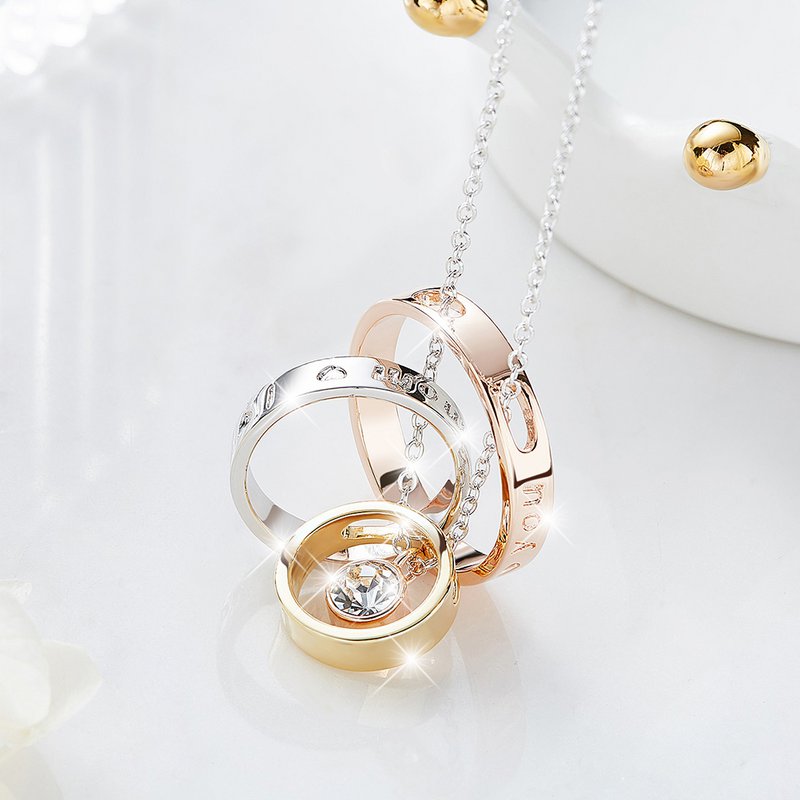 Tricolor necklace