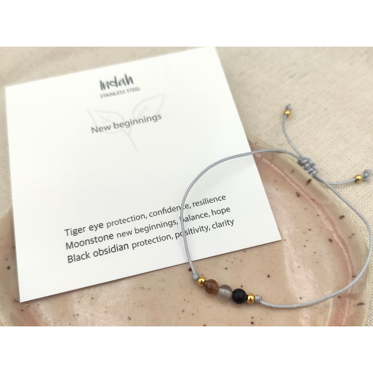 Armband rock, new beginnings, zilver en goud
