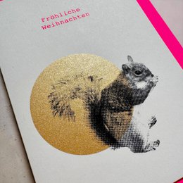 Eichhörnchen Bubble gold
