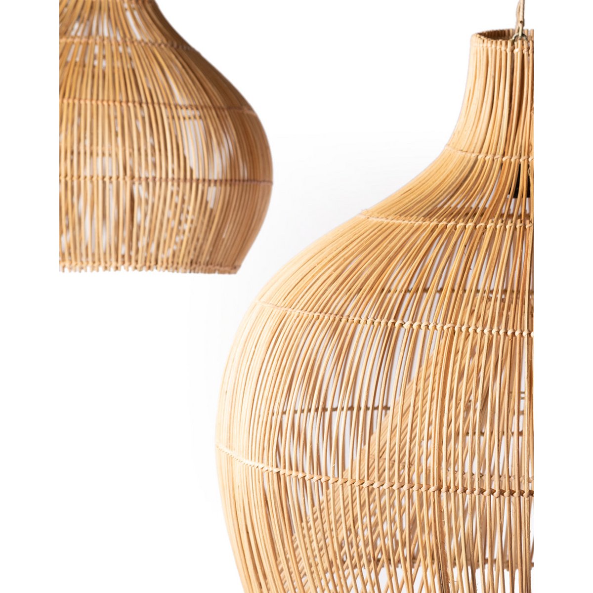 Rosella Natural Race Ratán Race Collach Lamp.
