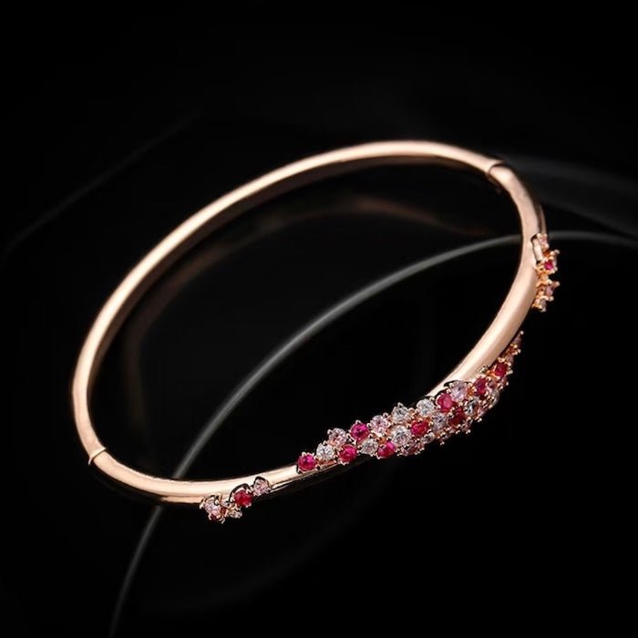 Peach Blossom Sparkle Bangle