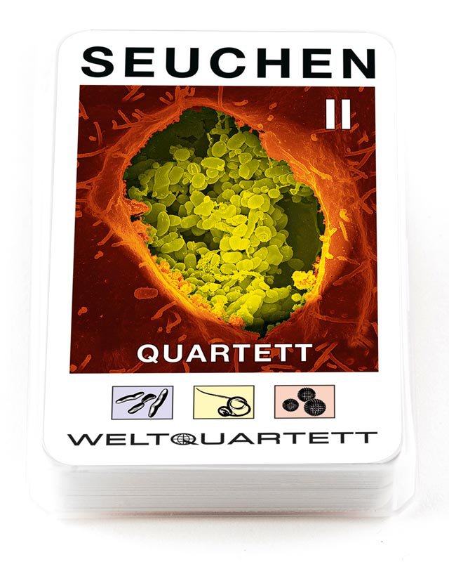 Quartett "Seuchen 2" - jetzt mit aktueller COVID-19 Zusatzkarte