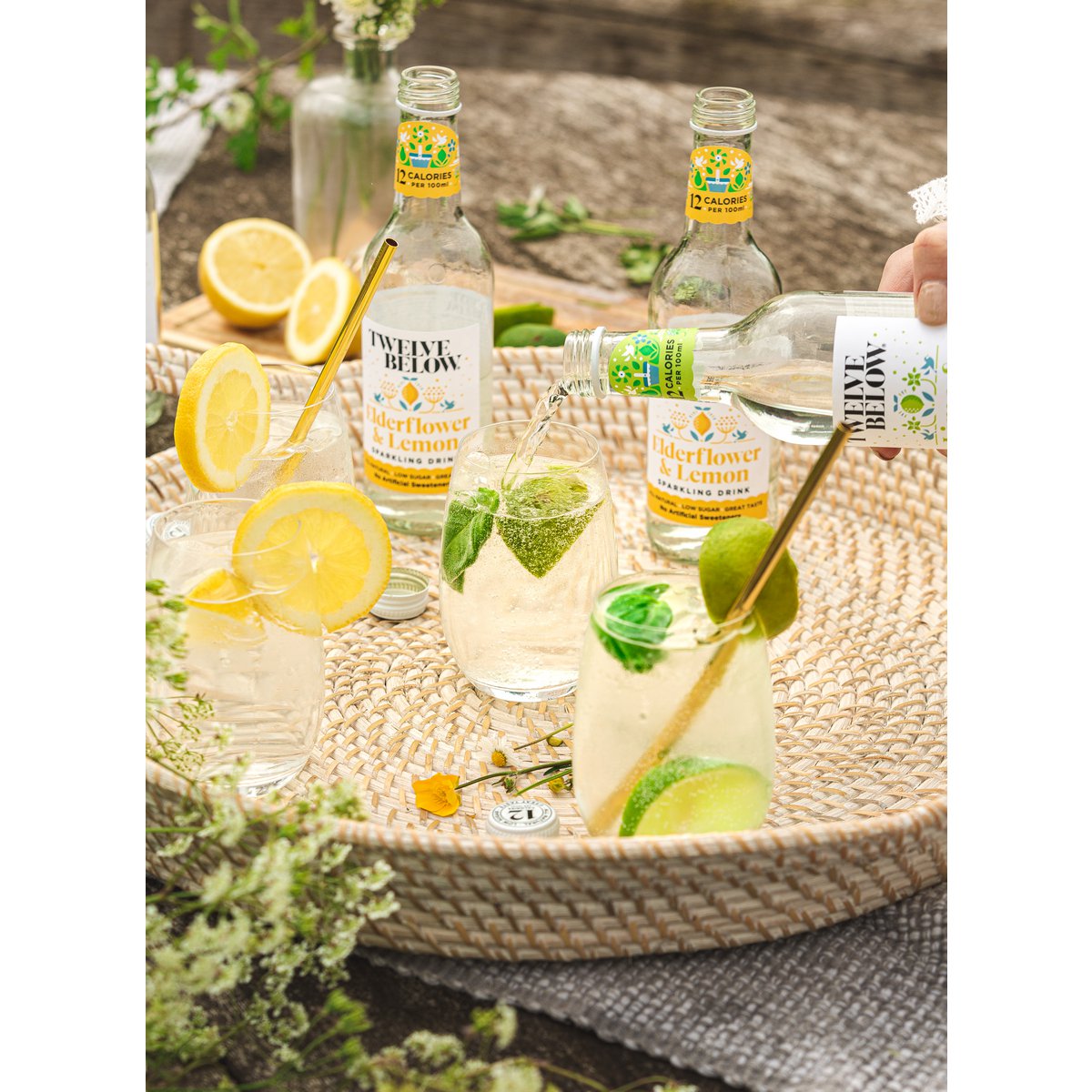 Vlierbloesem & Citroen Mousserende Drank