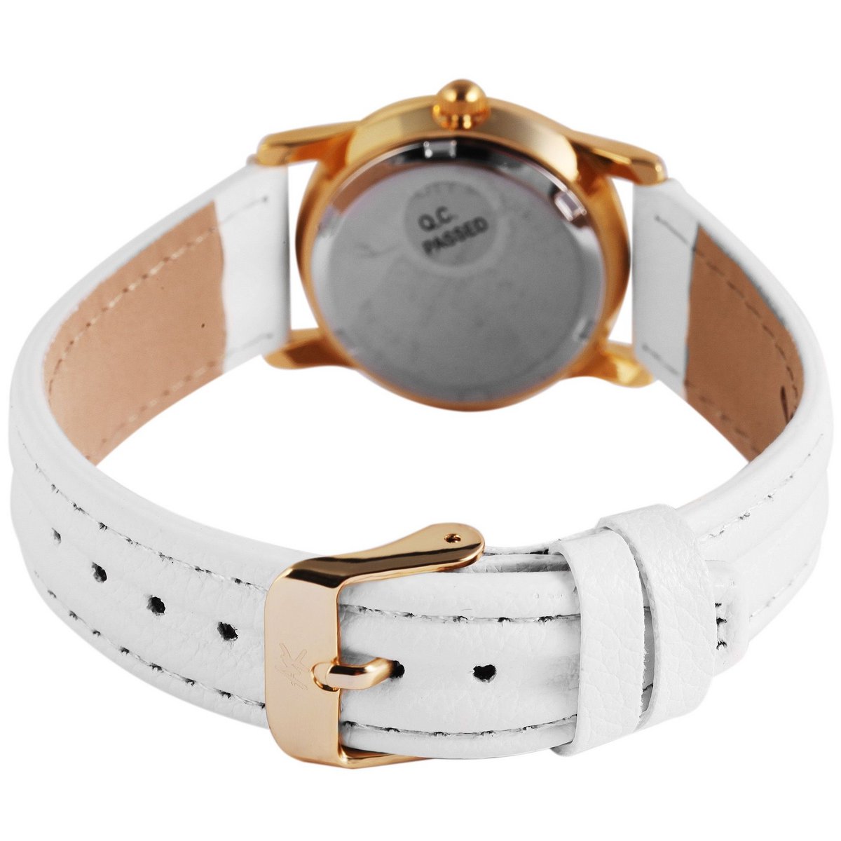 Accent dameshorloge met imitatieleren band