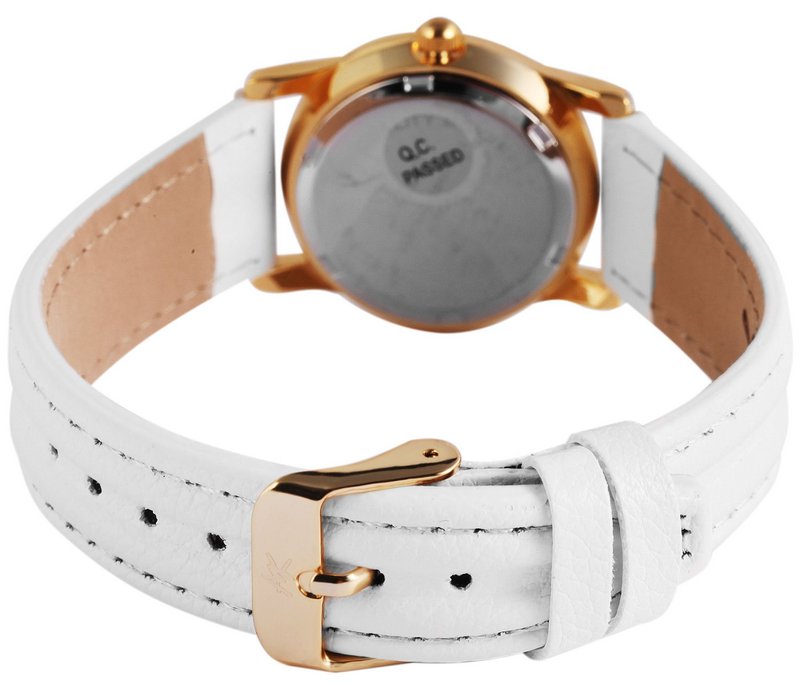 Accent dameshorloge met imitatieleren band